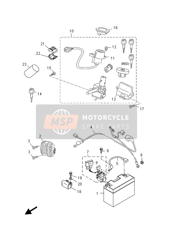 Yamaha YP400R 2013 Eléctrico 1 para un 2013 Yamaha YP400R